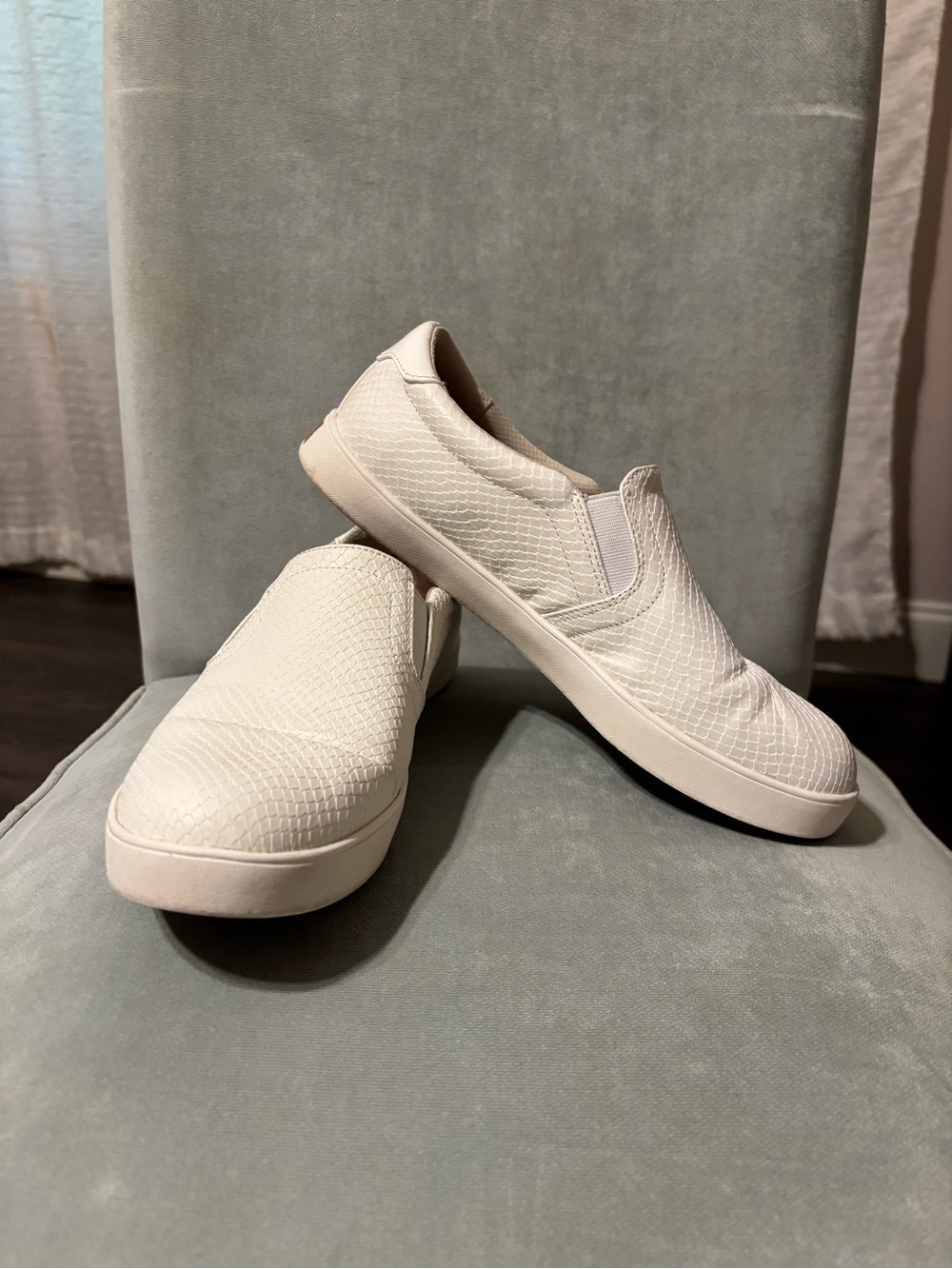 Dr Scholls Women’s Slip-On Sneakers in Off-White